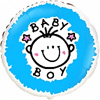 FM с рисунком 18" Круг 401533 Baby Boy