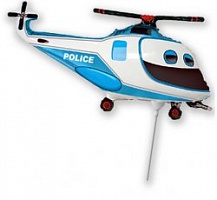 FM фигура 902753 Вертолет Полицейский МИНИ 14" фольгированный шар 