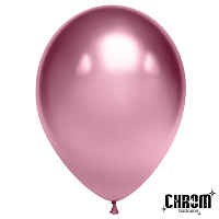 Хром 5""(13см) розовый (Chrome Metallic/ Pink) 100шт/уп