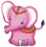 FM фигура большая 901737 Слоненок Фольга розовая